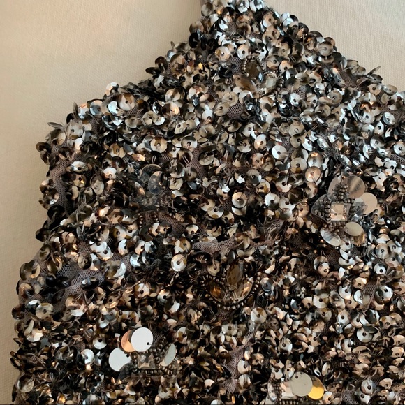 Sequin Stone Embellished Cropped Cami - Picture 2 of 2